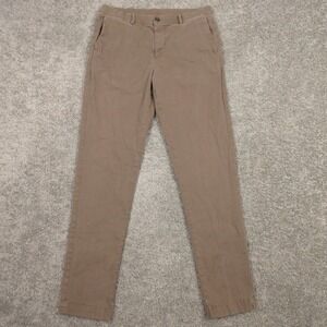 Bearbottom Pants Mens Medium 32x32 Brown Canvas Outdoor Casual Slash Pockets